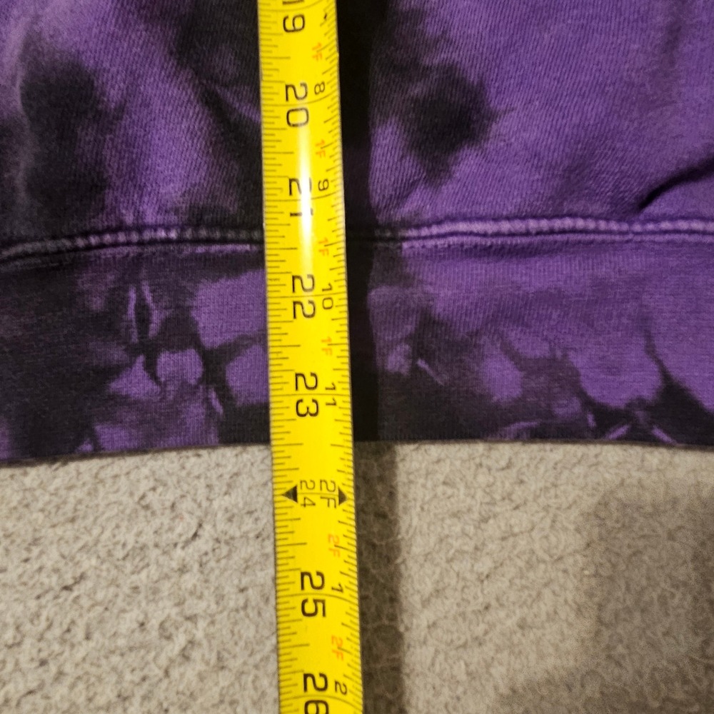 BlackCraft Cult Believe In Yourself Purple Tie Dye Pentagram Hoodie Mens Small - Picture 4 of 7